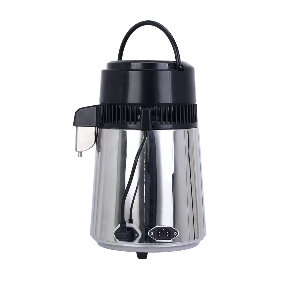 Skup 4L Home Pure destylator wody filtr maszyna do oczyszczania wody destylacja oczyszczacz pojemnik ze stali nierdzewnej destylowany szklany słoik