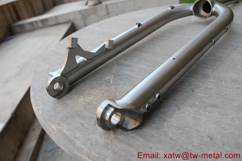 Титановый горный велосипед вилка с конической трубкой steerer титановая Велосипедная вилка mtb с выпадом оси