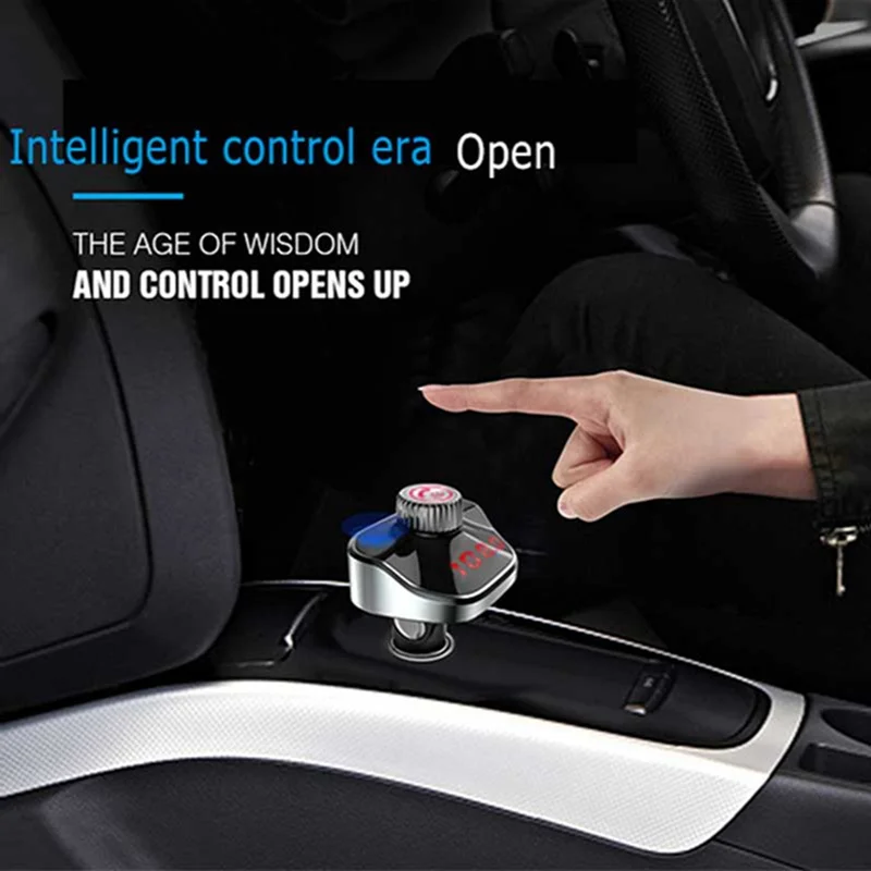 Fm-передатчик беспроводной Bluetooth MP3-плеер 3.1A Быстрая зарядка Hands-free двойной USB сенсорный экран автомобильный mp3-плеер Комплект для автомобиля