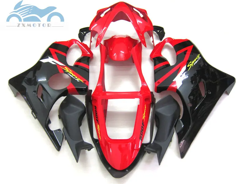 Обновите свой Комплект обтекателя впрыска, пригодный для Honda CBR 600F4i 2001 2002 2003 CBR600F4i 01 02 03 ABS Обтекатели комплекты черный, красный HT28