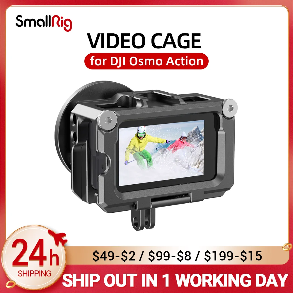 Smallrig Osmo Vlogging Video Cage For Dji Osmo Action With