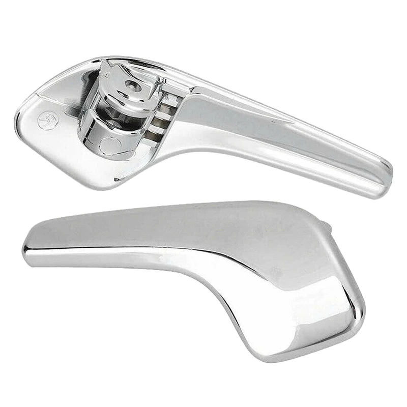 A Pair Car Inner Inside Interior Door Handle Handles Chrome for