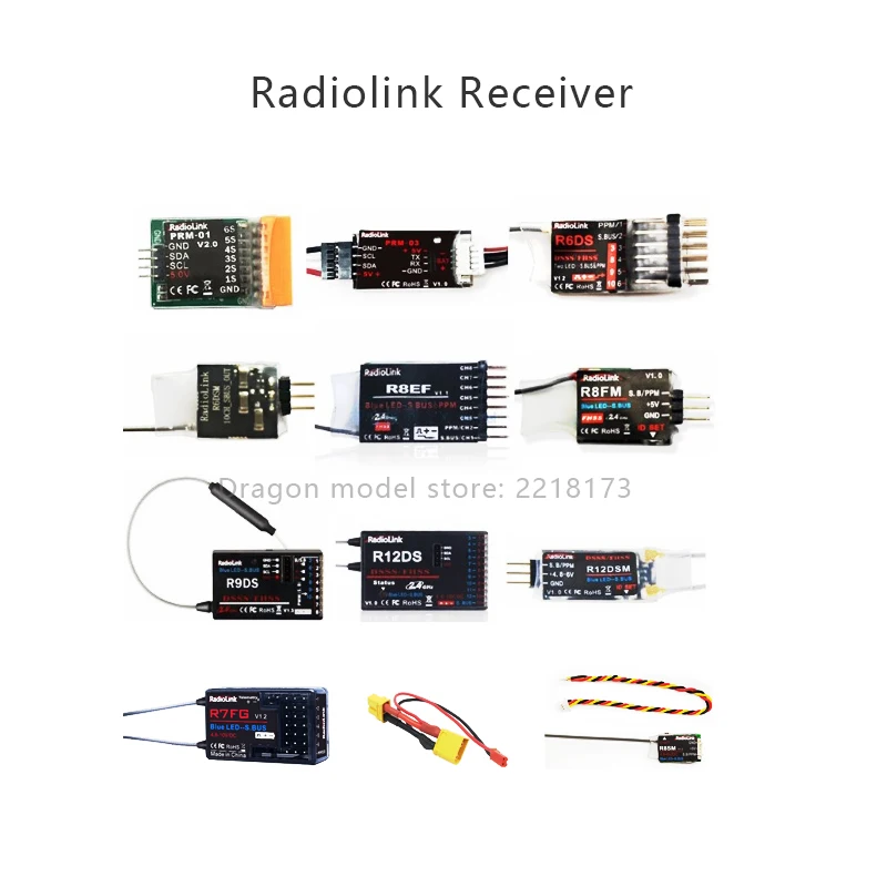 Радиоуправляемый приемник Radiolink mini osd R12DSM R9DS R8FM R8EF R6DSM R6FG R8SM R7FG SUI04 2 4G сигнал | Детали и аксессуары -1005002808196760