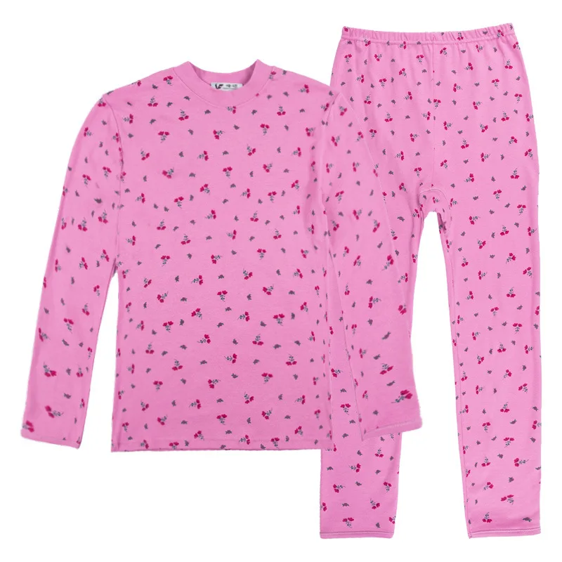Хлопковое термобелье комплект Для женщин зимние Костюмы Xl-3xl 1449