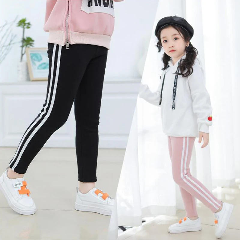 Girl Boy Clothes casual pantsThick warm Fashion Joker Sports Trousers Children's Wear 3-7 Y Child Quality Clothing Hot Sall