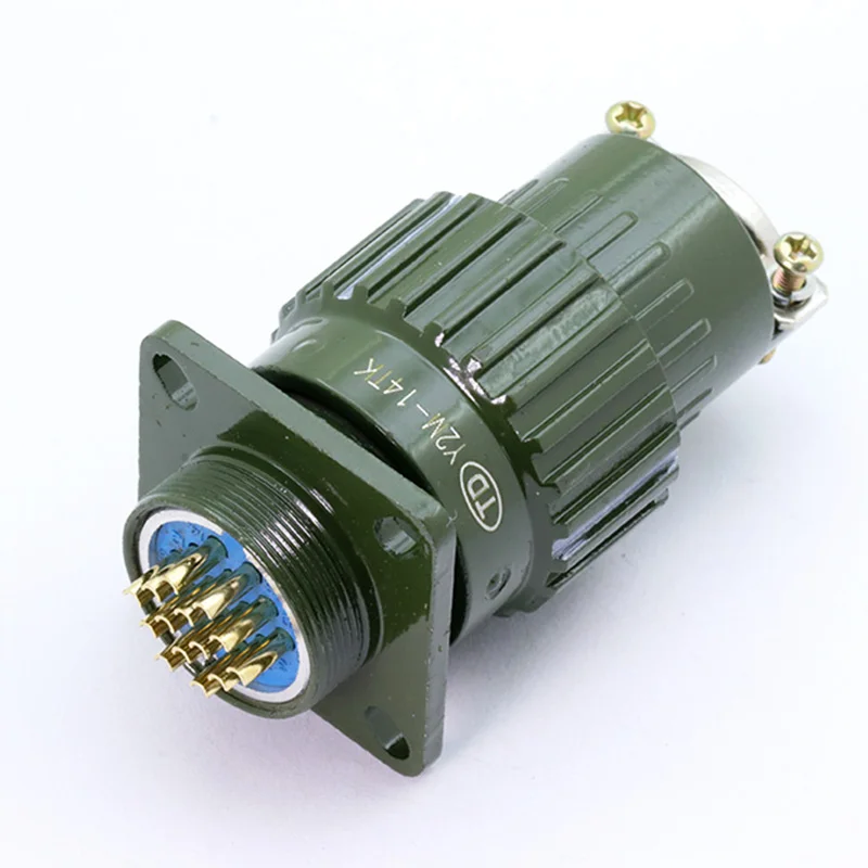10 комплектов Y2M военный соединитель на возраст 2, 3, 4, 5, 7, 10, 14, 16 наклонных штрихов, мужской и женский авиации разъем розетка Y2M-2TK 3TK 4TK 5TK 7TK 10TK 14TK 16TK - Цвет: 14 Pin