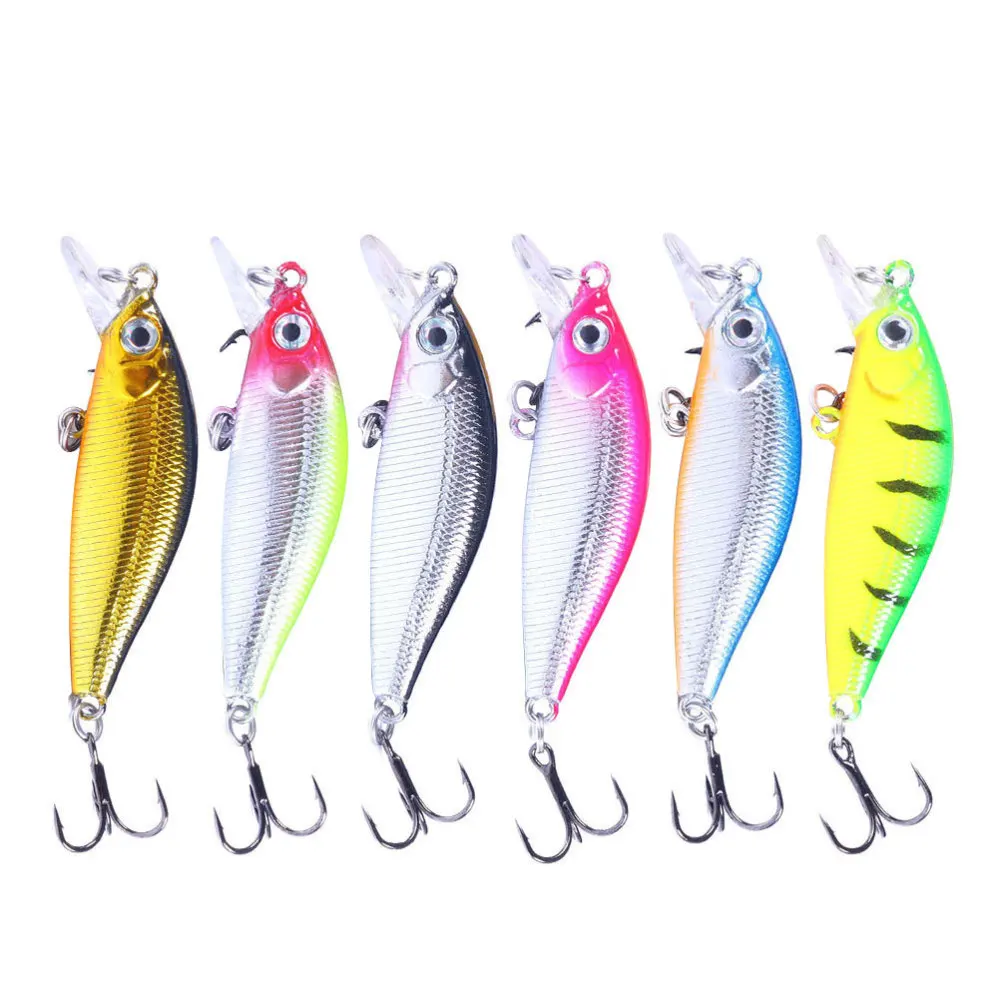 6 Pcs Durable Colorful Lightweight Portable Fake Bait for Women | Спорт и развлечения