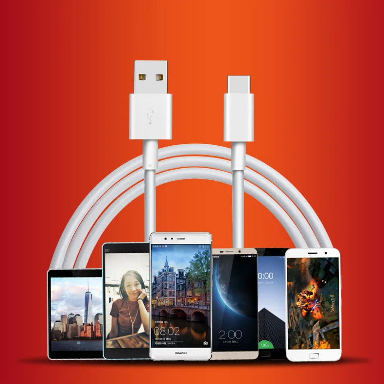 huawei Быстрый кабель 2A Зарядное устройство usb type c Быстрый кабель для huawei p9 p10 mate 20 p20 lite nova 2 3 4 honor 9 play p20 lite
