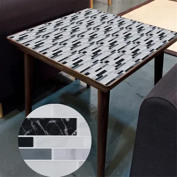 2022 New 10pc Self Adhesive Tile 3D Sticker Kitchen Bathroom Wall Sticker Decoration home decor Accessories Accesorios De Cocina 4