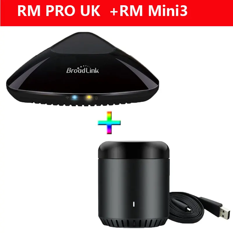 Красный Новейший Broadlink RM Pro+ RM33 RM mini3 умный дом автоматизация wifi+ IR+ RF+ 4G универсальный контроллер для iOS Android - Цвет: Красный