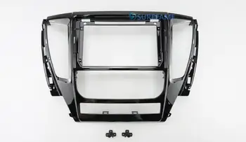 

9 inch Car Radio Fascia for MITSUBISHI Pajero Sport 2015+ Panel Dash Kit Install Adapter Bezel Plate 9inch Facia Console Trim