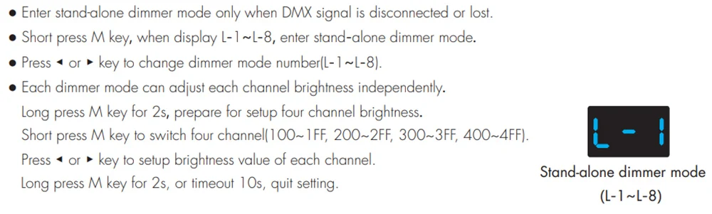 4CH DMX512 декодер Постоянный ток ШИМ светодиодный контроллер 12 В 24 в 36 в 48 в DC Цифровой дисплей 4 канала DMX 512 RDM декодер D4C-L