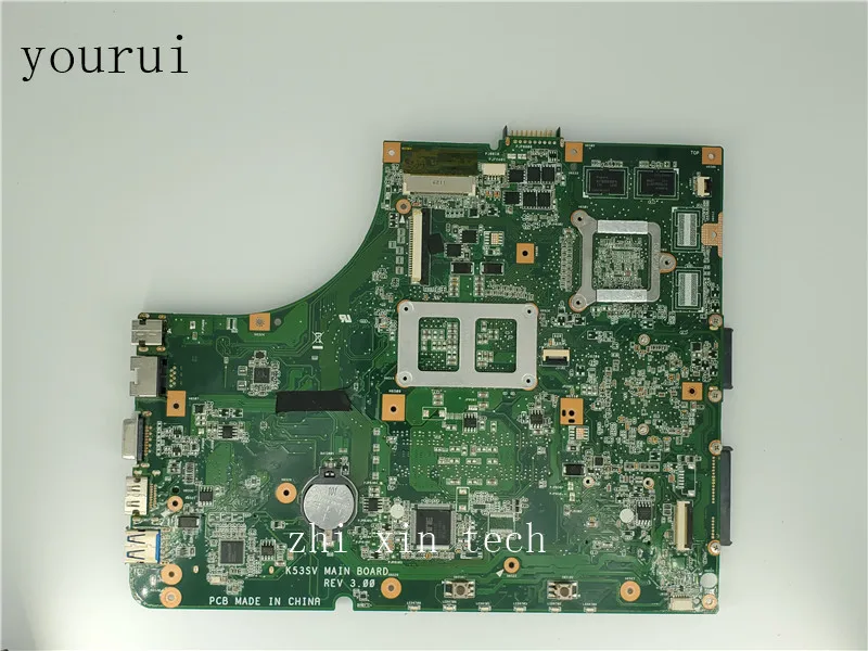 Quatro Sourare Placa Mãe para Asus K53sv K53sc Laptopmotherboard Rev 3.0 Ddr3 Teste Completo de Alta Qualidade Placa-mãe para notebook - Imagem 2