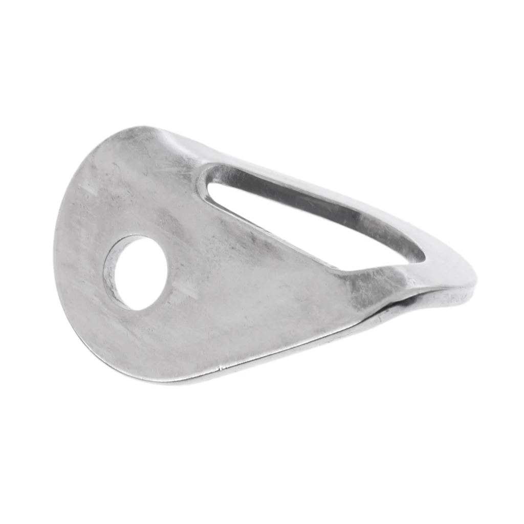 Outdoor Durable Stainless Steel 25KN 5620 LBS Anchor Plate Rock Climbing Bolt Hanger Climbing Camping & Hiking Accessories