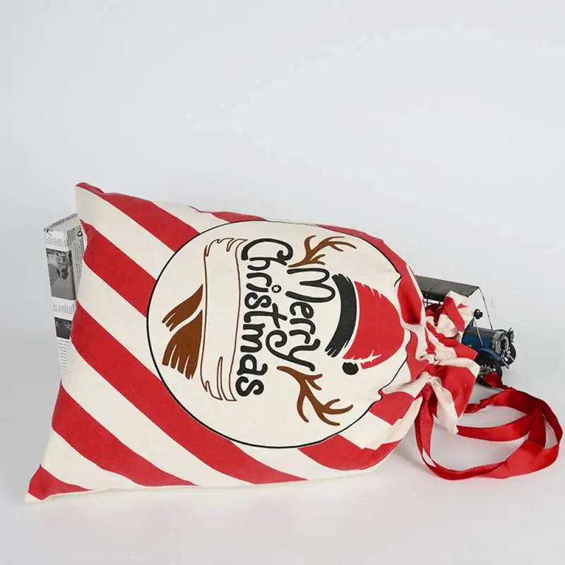Рождественский Подарочный мешок Санта-Клауса цветок Drawstring Подарочная сумка