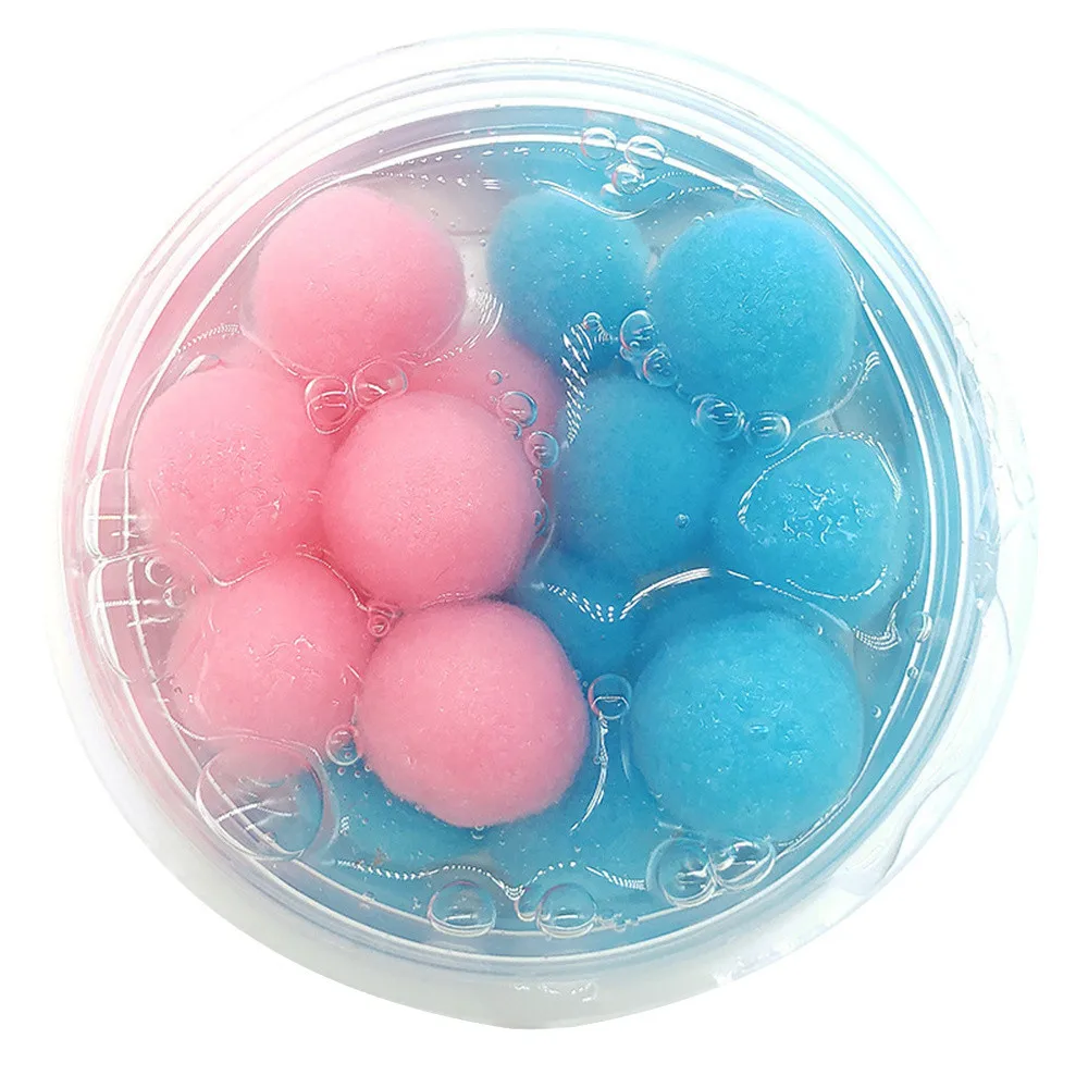 Смешивание кокосовых фруктов облаков слизи мягкие эластичные ароматизированные