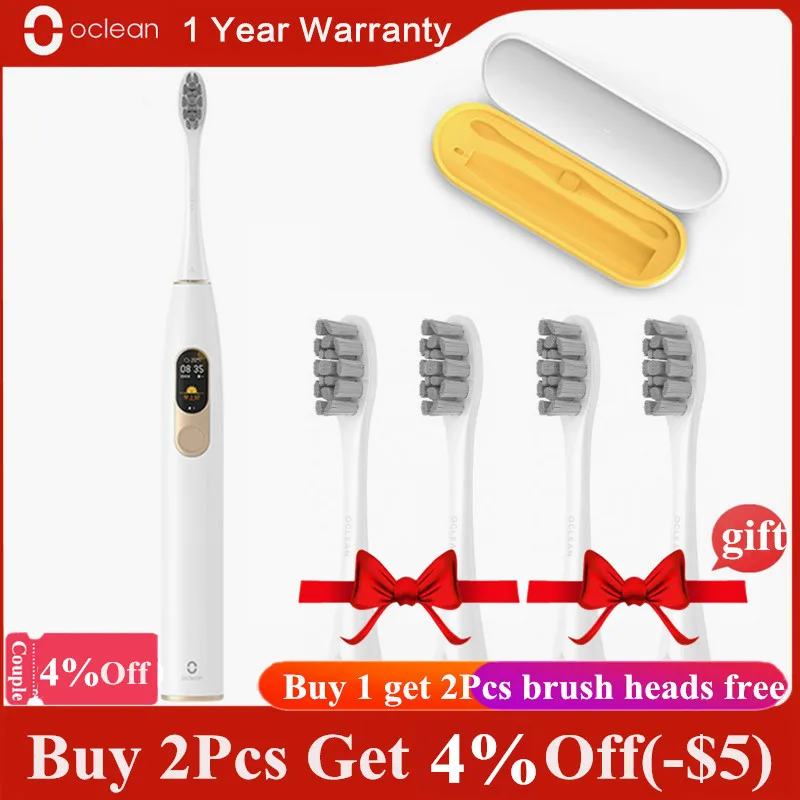 Global Version Oclean X Sonic Electric Toothbrush Waterproof Ultrasonic Fast Charging Color Screen Toothbrush from CZ Warehouse Global Version Oclean X Sonic Electric Toothbrush Waterproof Ultrasonic Fast Charging Color Screen Toothbrush from CZ Warehouse