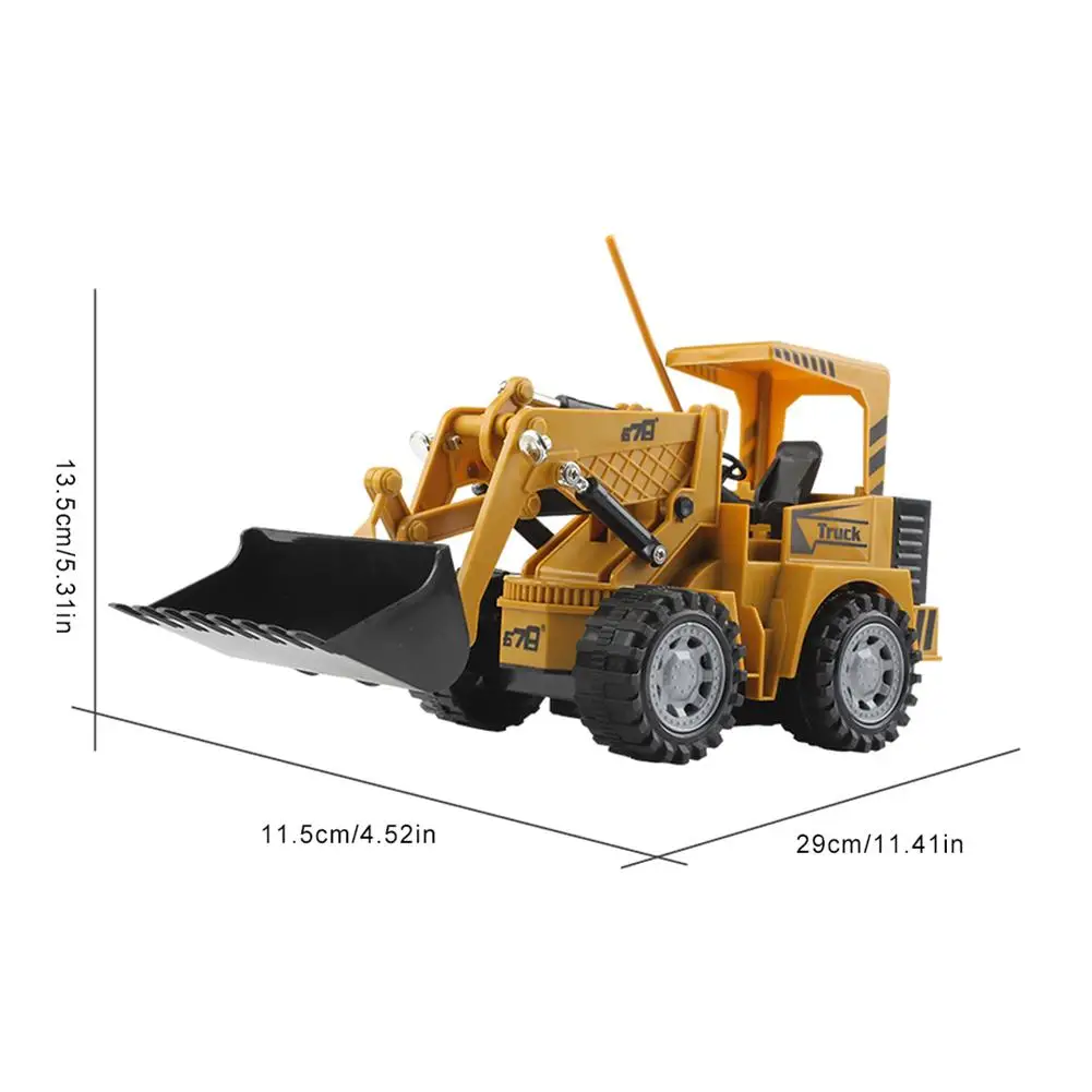 1/24 RC грузовик 5CH Полный функциональный RC экскаватор на дистанционном управлении бульдозер Инженерная Строительная игрушка автомобиль игрушки для детей