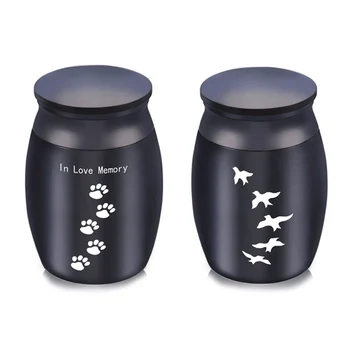 

Human Ashes Urn for Family Memorial Pet Dog Cremation Urn Casket Funeral Birds Cat Container No Deformation Mini Small 30x40mm