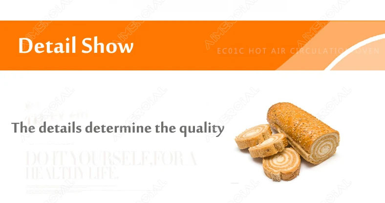 EC01C электрическая конвекционная печь с двойными вентиляторами из нержавеющей стали с функцией пара с верхним нагревом, конвекционная тостер с лотком