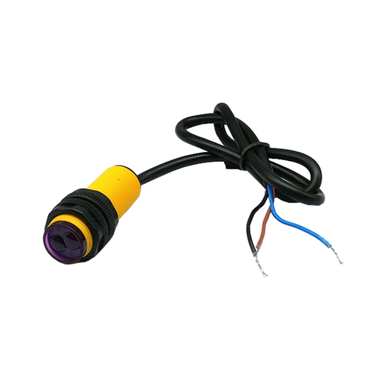 Smart Car Robot E18-D80NK Infrared Obstacle Avoidance Photoelectric Sensor Proximity Switch 3-80cm Detection Range Adjustable