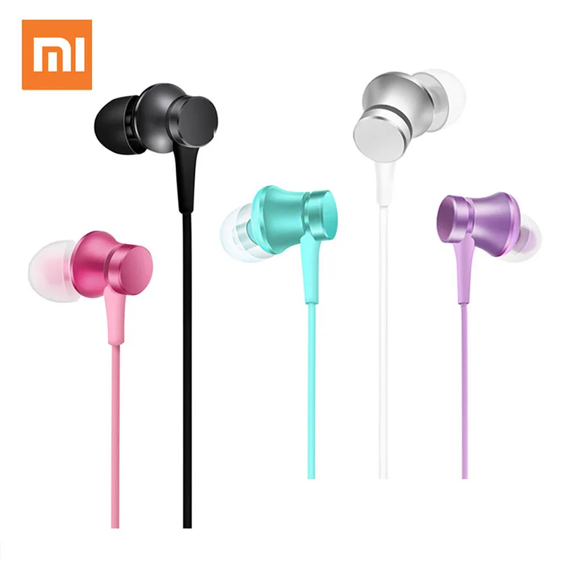 Оригинальные Xiaomi mi поршневые наушники-вкладыши проводные наушники с контролем громкости с mi c для смартфона 3,5 мм наушники-вкладыши