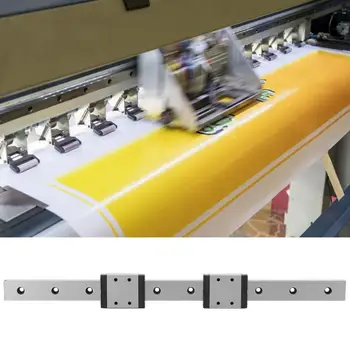 

LMLF18B-300-2R Miniature Linear Guide Slide Bearing Steel 300mm Linear Guide linear+2 pcs Guide Motion Slide