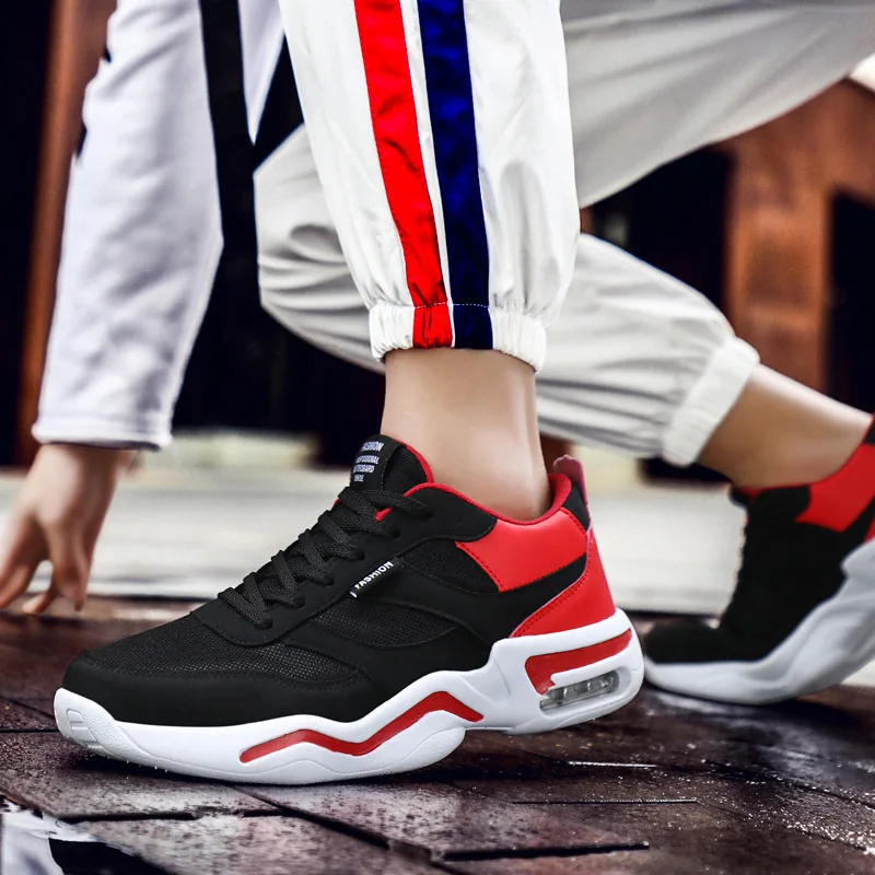 M- Casual tide shoes lightweight cushioning wear-resistant breathable cushions with outdoor personality wild men's shoes