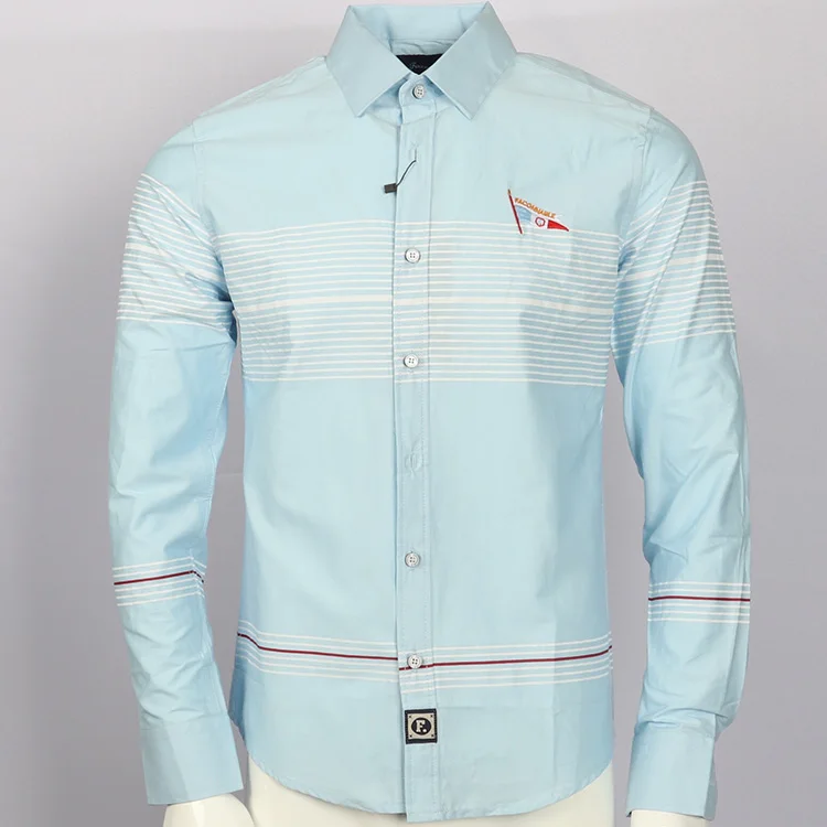 Бежевый Рубашка с вышивкой, camisa masculina, мужские рубашки с длинным рукавом, хлопок, Social hombre eden park faconnable chemises, повседневные рубашки - Цвет: Бежевый