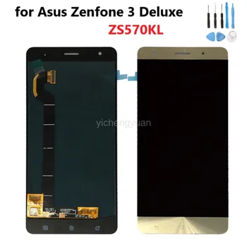 

OLED For ASUS Zenfone 3 Deluxe Z016S Z016D ZS570KL LCD Display Touch Screen Digitizer Assembly for ASUS ZS570KL Gold blue black
