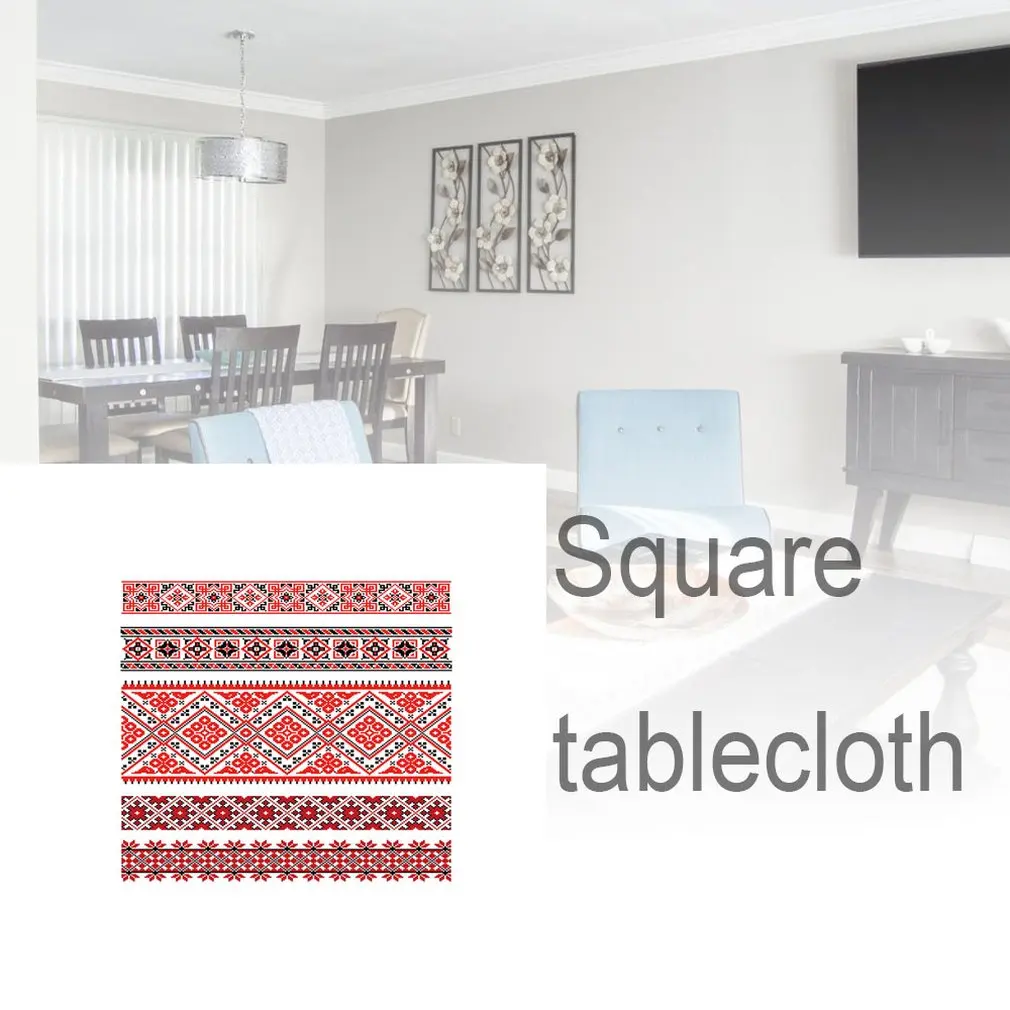 LY1212010148 137x137CM Table Cloth Polyester Tablecloth Tablecloths Dining Table Cover Home Party Decorative Table Runners