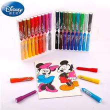 Дисней Принцесса вращающийся карандаш Детская щетка Микки живопись поставки фломастеры подарки для детей