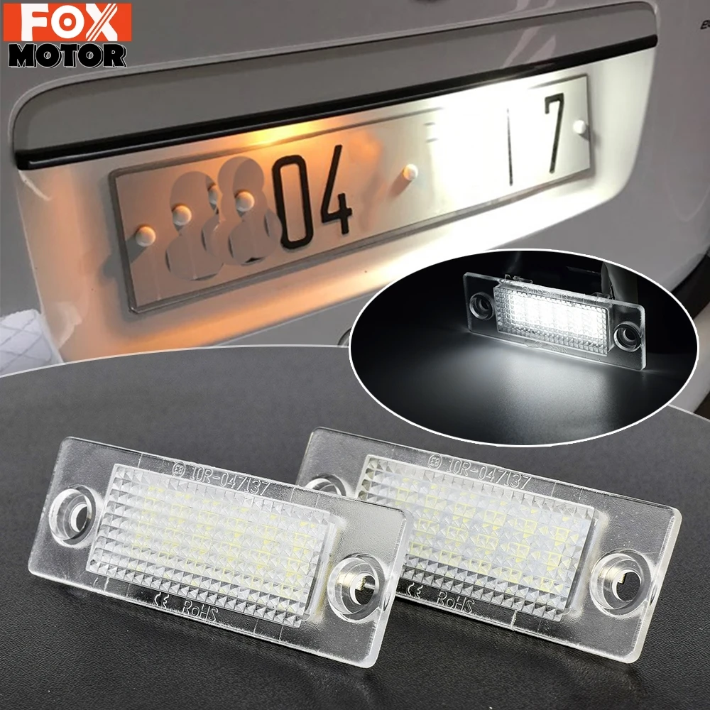 VW T5 T6 Rear LED Number Plate Lights Vanstyle ubicaciondepersonas