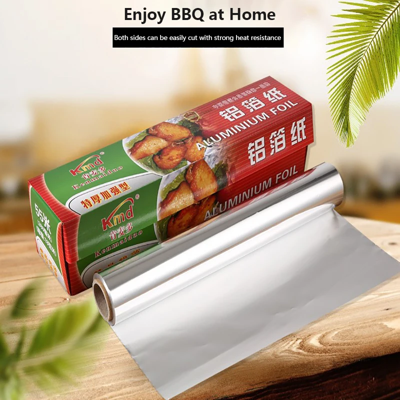 Wrap Roll Aluminum Metal Tin Non-Stick Foil Paper Food Pack Cook Baking BBQ  Grill Silver Disposable Baking Mat Accessories bm038 - AliExpress