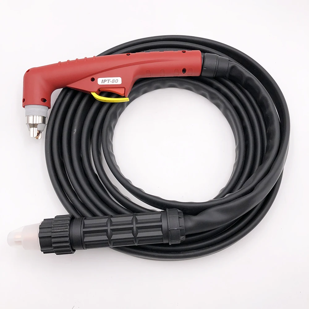 US $139.05 NO High Frequency Plasma cutting torch PT80 PTM80 IPT80 handhold manual torch with Central plug connector 6M