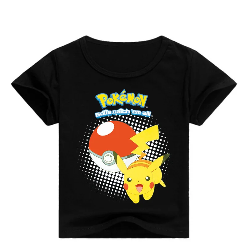 Специальное предложение; Одежда для мальчиков «Pokemon Go»; детская футболка с короткими рукавами; Ms1707