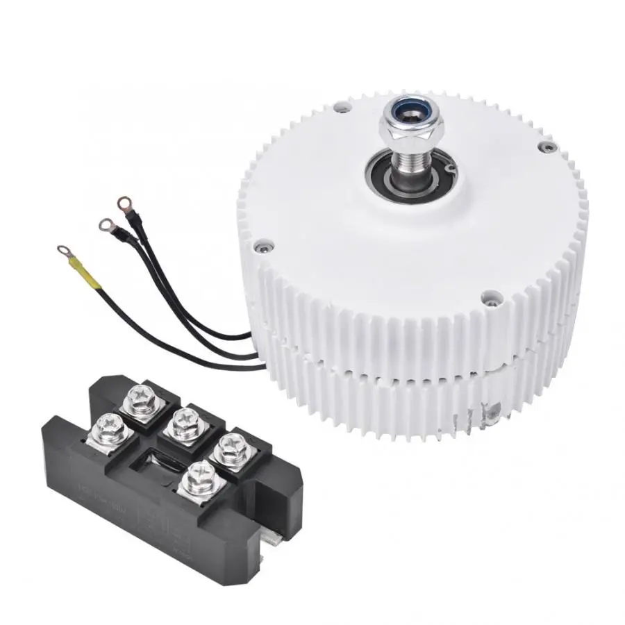 24V 400W ветряной двигатель постоянного магнита генератор 3-фазный синхронный генератор переменного тока NE-400 с выпрямителем энергосберегающий