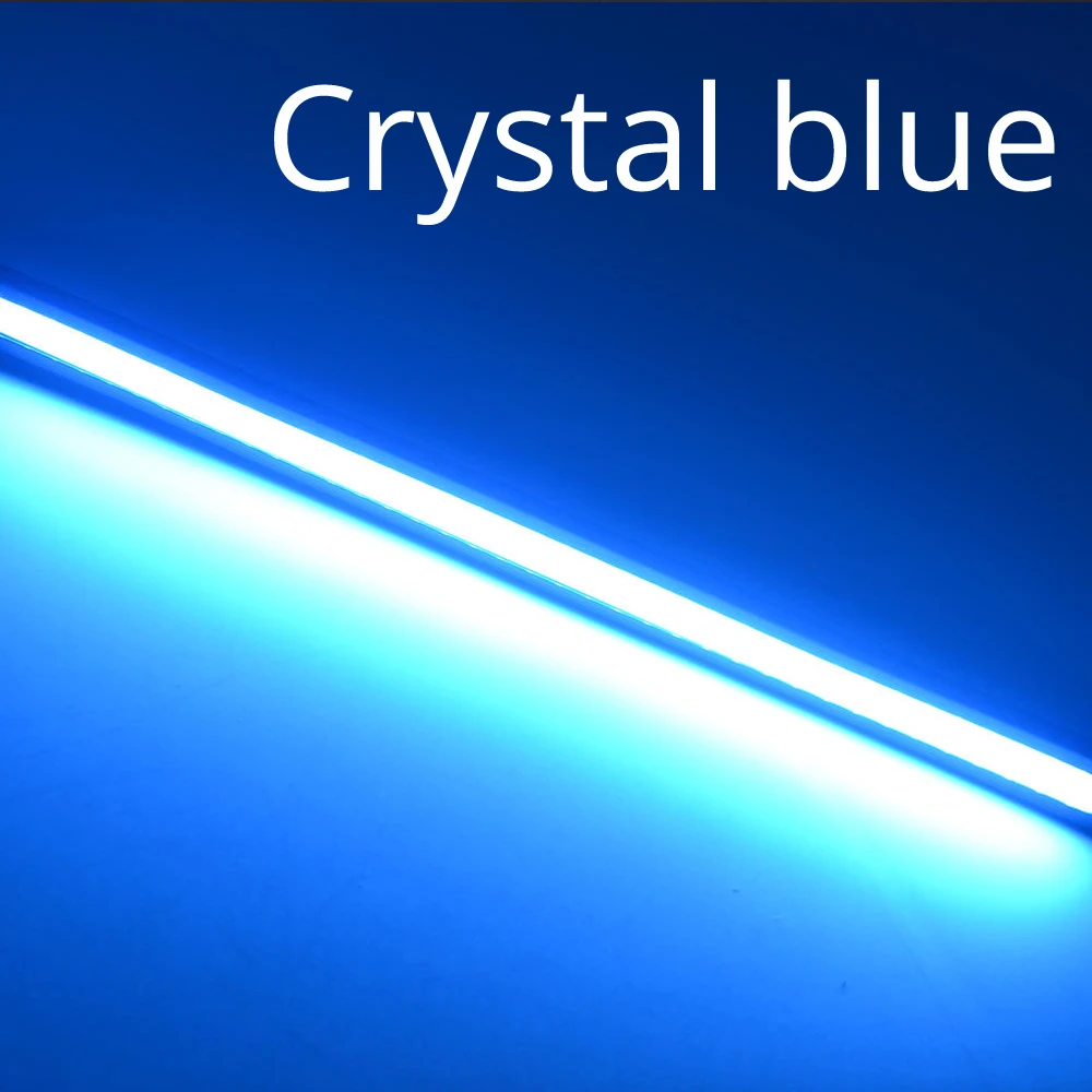 Hviero 1pcs White Blue 14cm Double Row 60Leds COB Car Led Auto DRL Driving Daytime Running Lamp Fog Light  DIY Ultra Bright Waterproof