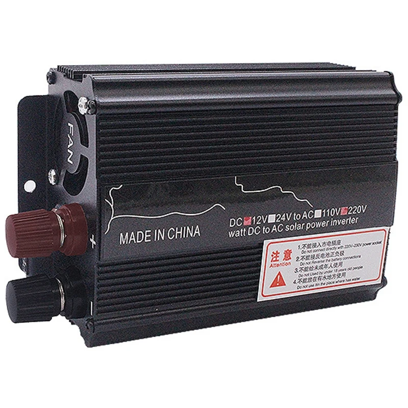 Синусоида солнечный инвертор 12V 220V 500W пики Мощность Напряжение трансформатор конвертер
