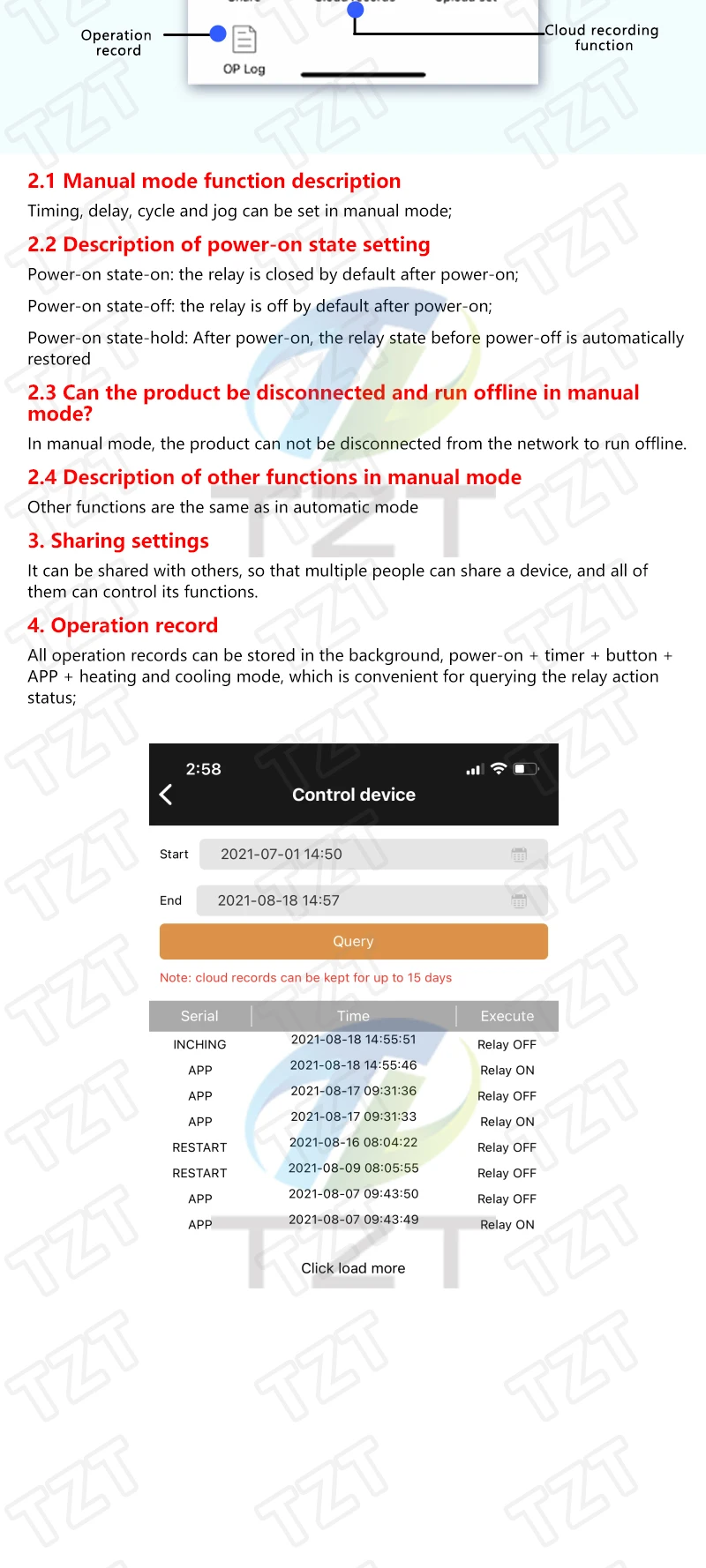 XY-WFT1 10A Thermostat Hochpräziser Temperaturregler Relaismodul Kühlung und Heizung WIFI Temperaturerfassung – Detail 4
