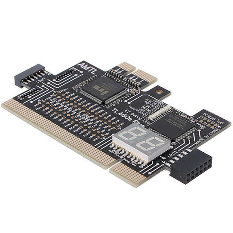 Detect Tool PCI E LPC Multi Use Diagnostic Card Laptop Desktop Test Accessories Post LED Indicator PC Motherboard Debug Analyzer|Laptop Docking Stations| - AliExpress