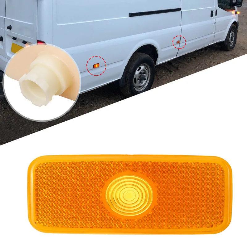 

4pcs Car Side Marker Light Lamp Lens For Ford Transit MK7 2006-2014 MK6 20002001 2002 2003 2004 2005 2006 Jumbo 1671689