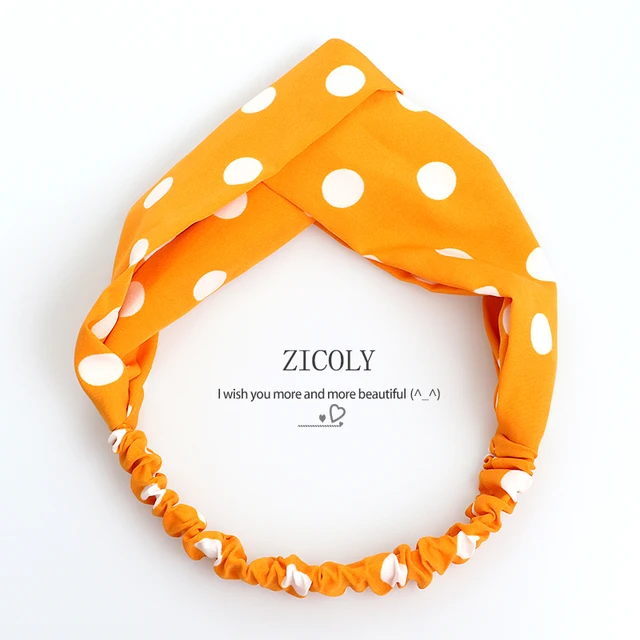 New Women Fashion Hair bands Cross Knot Elastic Hair Band Korean face wash hair band girl small fresh HairBands Hair Accessories style-27