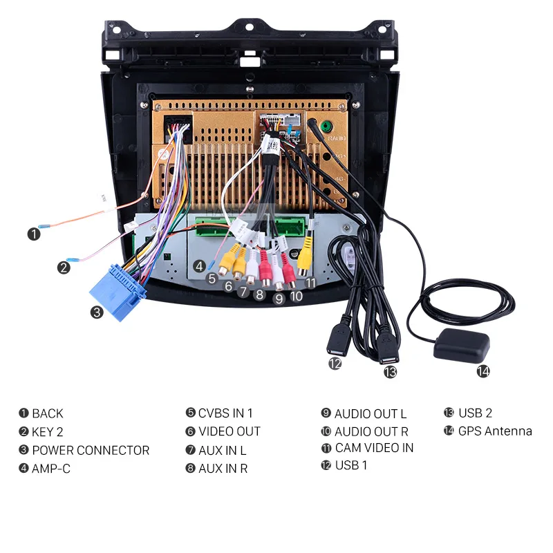 Flash Deal Harfey Car 10.1" HD 2 DIN 4 Core Android 9.0 Wifi GPS Navi Auto Radio For Honda Accord 7 2003-2007 Multimedia Player support DVR 3