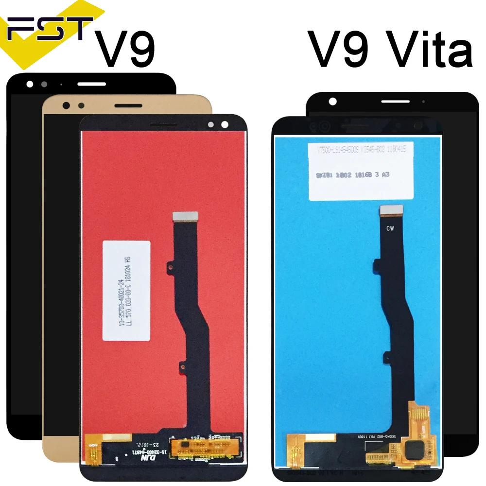 ЖК дисплей для ZTE Blade V9 V0900 Vita кодирующий преобразователь сенсорного экрана в