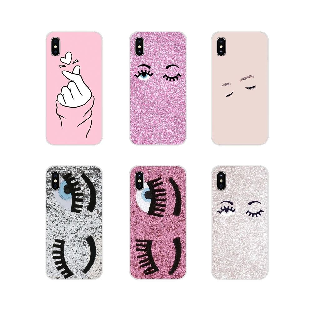 Аксессуары для телефона сумка модные Chiara Ferragni глаза для samsung A10 A30 A40 A50 A60 A70 Galaxy S2 Note 2 3 большое ядро Prime
