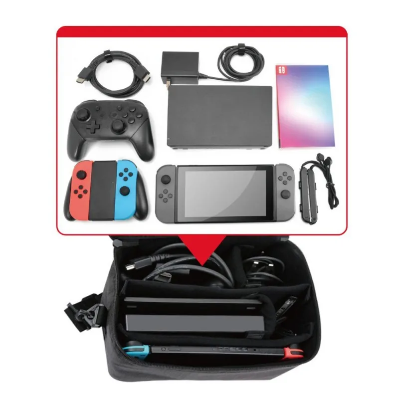 Для nintendo Switch дорожная сумка для переноски для N-Switch консоли/Запчасти и аксессуары Сумки для хранения