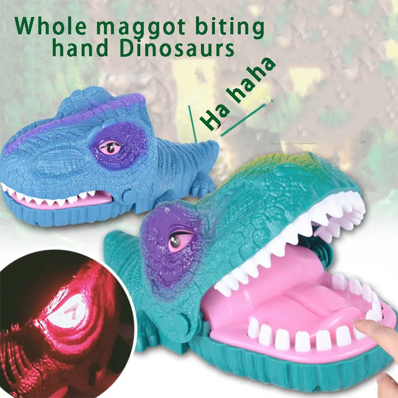 

Novelty Funny Whole Bite Hand Dinosaur Parent-child Interactive Game Animal Spoof Vocal Board Game Children's Toys