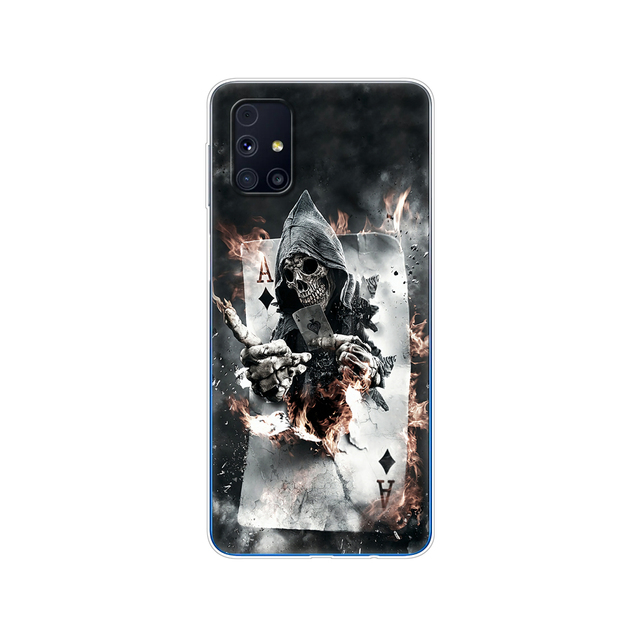 Samsung M31s Cases 6.5" Tpu Soft Silicon Back Phone Cover For Samsung Galaxy M31S GalaxyM31S M 31S m317f m317 Funda flower