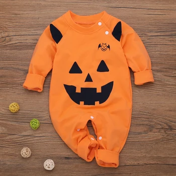 

PatPat 2020 New Arrival Baby Halloween Style 3D Monster Design Long-sleeve Jumpsuit One Pieces Baby Boy Festival Clothes
